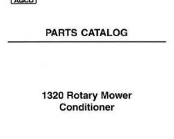 Hesston 700713272D Parts Book - 1320 Mower Conditioner