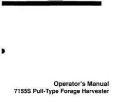 Hesston 700714034 Operator Manual - 7155S Forage Harvester (1995)