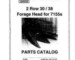 Hesston 700714223 Parts Book - FH2R30 Corn Head (2 row 30 / 38 inch)