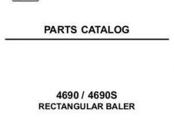 Hesston 700715207F Parts Book - 4690 / 4690S Rectangular Baler