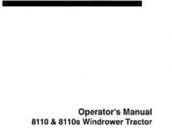 Hesston 700715378B Operator Manual - 8110 / 8110S Windrower Tractor