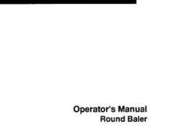 Hesston 700715933C Operator Manual - A540 Round Baler (export for Brazil, Argentina)