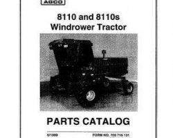 Hesston 700716131B Parts Book - 8110 / 8110S Windrower Tractor