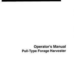 Hesston 700716349B Operator Manual - A7155 / A7155S Forage Harvester (pull-type, 1997-98)