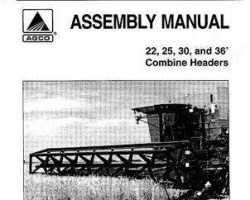 AGCO 700717588 Operator Manual - Draper Header (22, 25, 30, 36 ft., 1998)