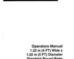 Hesston 700717901D Operator Manual - A845 Round Baler (4 x 5 ft)