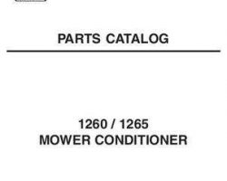 Hesston 700719059C Parts Book - 1260 / 1265 Mower Conditioner