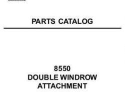 Hesston 700719766C Parts Book - 8550 / 8550S Windrower (Double Windrower Attachment)