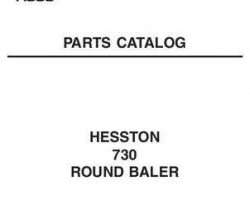 Hesston 700720853C Parts Book - 730 Round Baler