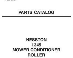 Hesston 700720940C Parts Book - 1345 Rotary Mower (roll conditioner)