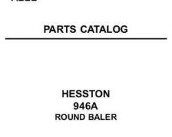 Hesston 700721489B Parts Book - 946 Round Baler (Auto Cycle)