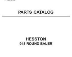 Hesston 700722657B Parts Book - 945 Round Baler