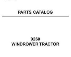 Hesston 700722713C Parts Book - 9260 Windrower Tractor