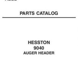 Hesston 700724378C Parts Book - 9040 Auger Header