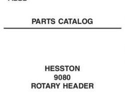 Hesston 700728608A Parts Book - 9080 Rotary Header (advanced conditioner)
