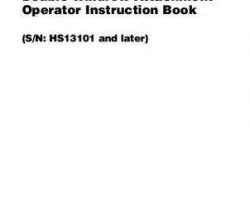 Massey Ferguson 700729354B Operator Manual - Double Windrower Attachment (eff sn HS13101)
