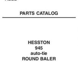 Hesston 700730180A Parts Book - 945 Round Baler (Auto-Tie)