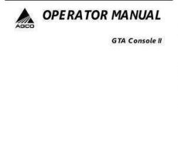 Hesston 700730578B Operator Manual - GTA Console 2 (prior ver. 1.6.5)