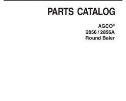 AGCO 700733237B Parts Book - 2856 / 2856A Round Baler