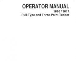AGCO 700733255B Operator Manual - 1610 / 1617 Tedder (pull-type & 3 point)