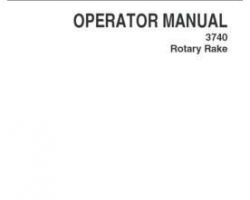 AGCO 700733262A Operator Manual - 3740 Rotary Rake