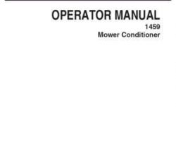AGCO 700734077A Operator Manual - 1459 Mower Conditioner (center pivot)