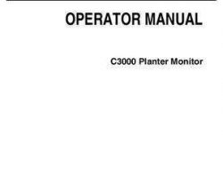 AGCO 700743526A Operator Manual - C3000 Planter Monitor