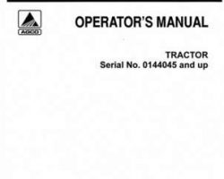 Allis Chalmers 70257953 Operator Manual - 160 Tractor (eff sn 144046)