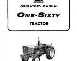 Allis Chalmers 70257954 Operator Manual - 160 Tractor (prior sn 144046)