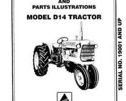 Allis Chalmers 70257968 Operator Manual - D14 Tractor (eff sn19001)