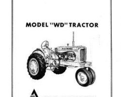 Allis Chalmers 70257977 Operator Manual - WD Tractor