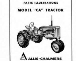 Allis Chalmers 70257984 Operator Manual - CA Tractor