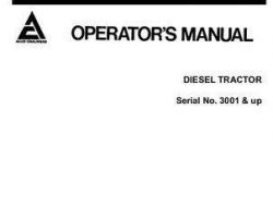 Allis Chalmers 70261571 Operator Manual - 7080 Tractor (eff sn 3001)