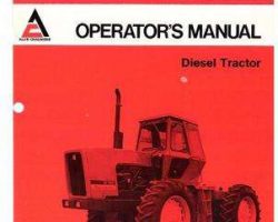 Allis Chalmers 70270120 Operator Manual - 7580 Tractor (prior sn 2001)