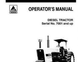 Allis Chalmers 70271394 Operator Manual - 7000 Tractor (eff sn 8001)