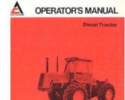 Allis Chalmers 70273459 Operator Manual - 4W-220 Tractor