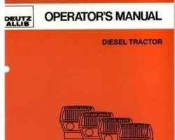 Deutz Allis 70276877 Operator Manual - 6150 Tractor