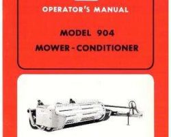 Allis Chalmers 70569520 Operator Manual - 904 Mower Conditioner