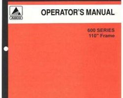 Allis Chalmers 70581042 Operator Manual - 600 Series Planter Unit (110 inch frame, 1975)
