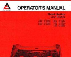 Gleaner 70581341 Operator Manual - L / M Corn Head (quick switch, low profile, eff 1974)