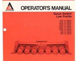 Gleaner 70586481 Operator Manual - L / M Corn Head (1976)