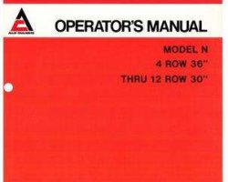Gleaner 70597082 Operator Manual - N Series Corn Head (4 row 36 - 12 row 30 inch, prior sn 2001)