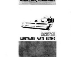 Hesston 7080344 Parts Book - 520 SP Windrower (1973-74)