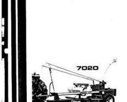 Hesston 7081359 Operator Manual - 7020 Forage Harvester (sn 650 - 1299, 1974)