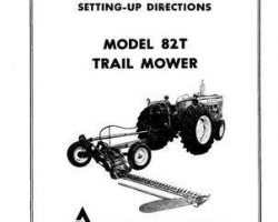AGCO Allis 70828369 Operator Manual - 82T Mower (trailing, sickle bar)