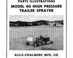AGCO Allis 70828469 Operator Manual - 30 / 40 Trailer Sprayer (high pressure)