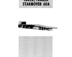 Hesston 7083462 Parts Book - SM60A StakMover (Hiway, eff sn 135, 1975)