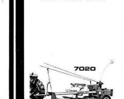 Hesston 7084692 Operator Manual - 7020 Forage Harvester (eff sn 1300)