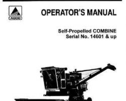 Gleaner 71184571 Operator Manual - K Combine (sn 14601-21800)