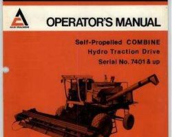 Gleaner 71185486 Operator Manual - MH Combine (eff sn 7401-11400)